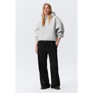 Aritzia Sweatfleece Boyfriend Fit Hoodie Women’s Medium Gray Cozy Fleece Zip Up